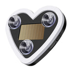 Car solar triangle window peach heart love atmosphere light car modification neon light USB heart light