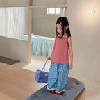 2026 Summer New Girls Lace Wide Leg Pants Toddler Thin Casual Pants Baby Girl Floral Mosquito Proof Pants Cotton Kids Clothes