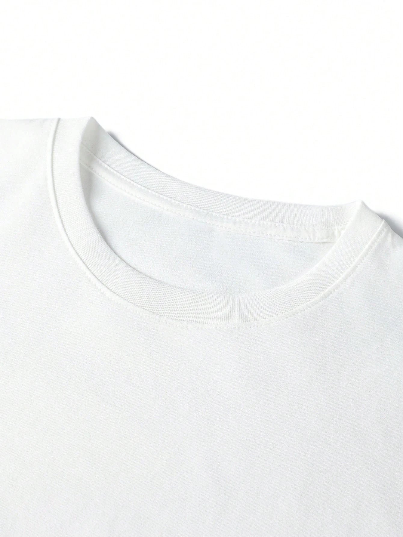 Men's summer 100% pure cotton fashionable casual sports loose Cool Playing Card Print round neck short sleeved T-shirt versatile