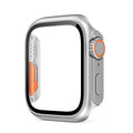Glass+Case for Apple Watch 46mm 44mm 45mm 41 40 38 42mm Screen Protector Cover Change Ultra Bumper iWatch Series 10 9 8 7 SE 6 5
