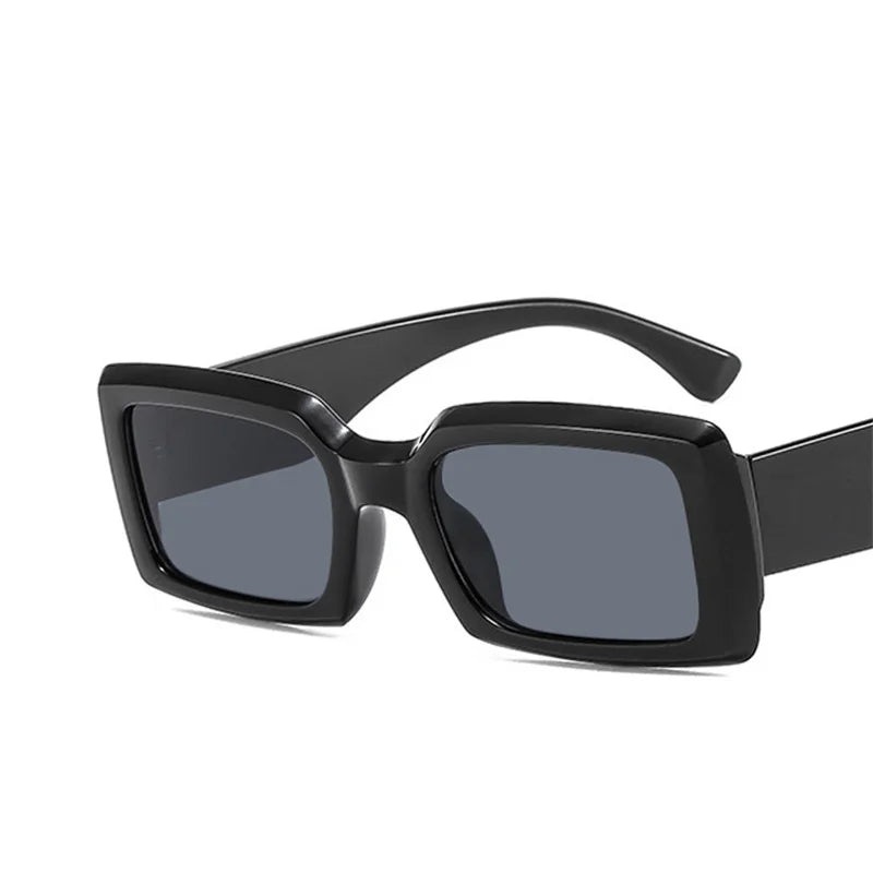 2022 Pink Shades Women Small Sunglasses Black Fashion Square Glasses Vintage Retro Green Glasses Female Unisex Oculos Feminino