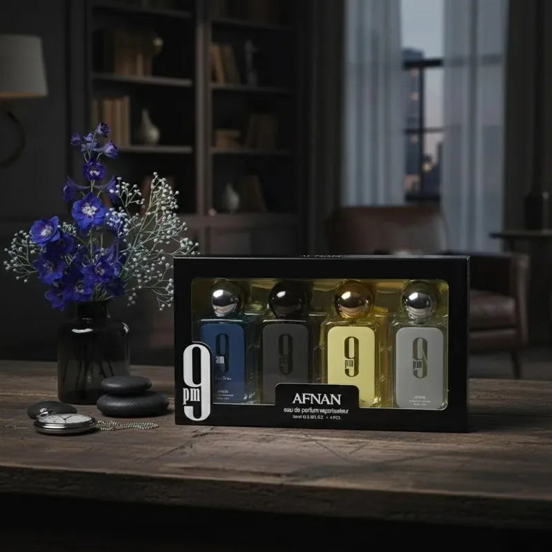 4PCS Perfume Set 30ML Unisex Eau De Parfum Long Lasting Fresh Sweet Woody Aromatic Fragrance Collection Luxury Mini Gift Set