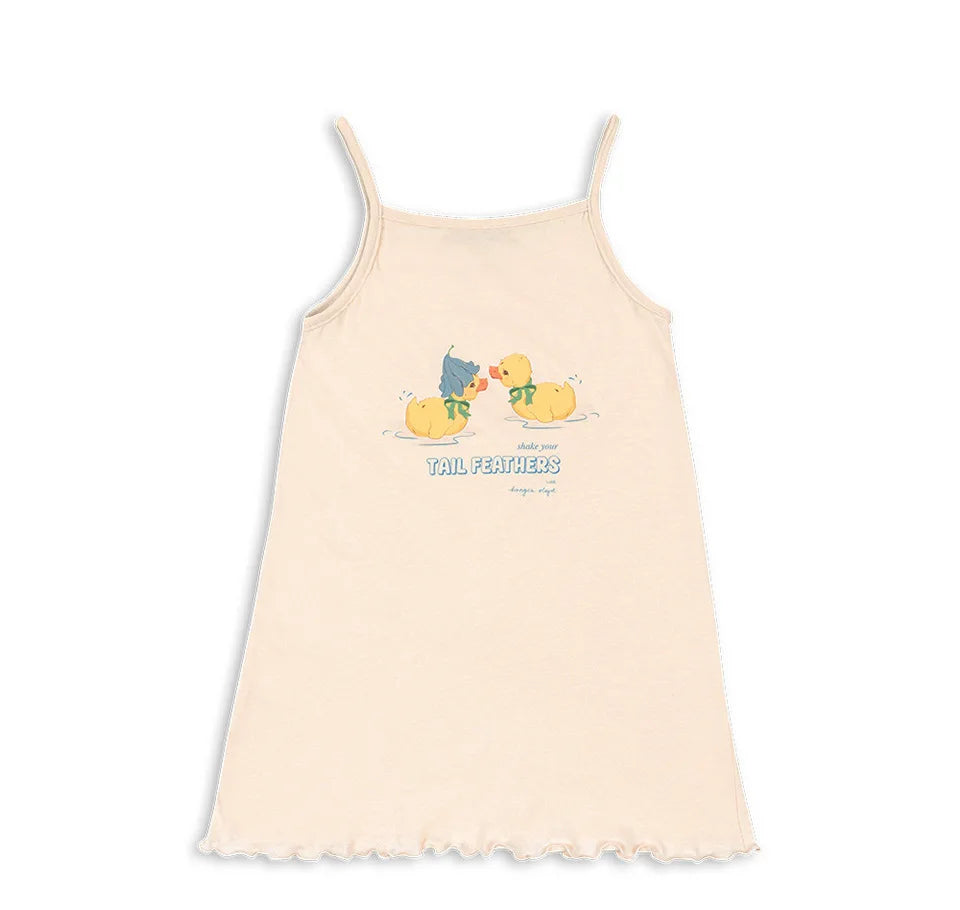 2026 KS Summer Baby Girls Cotton Slip Dresses Cherry T Shirts + Shorts Suits Sets Kids Clothes Girls Sequin Tank Dress Top 1-9Y