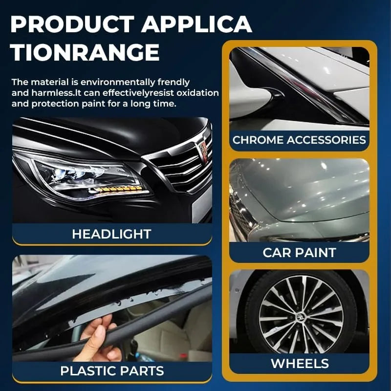 Car Coating Spray Kit 300ml Nano Ceramic Hydrophobic Coating Paint Protection Set With Sponge Cloth Scratch Repair High Gloss