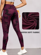 Super Soft High Waisted Tie Dye Sport Leggings for Women No See Through Workout Running Yoga