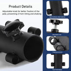 Canopy Pole Fixator Large Pipe Diameter Tent Sunshade Support Pole Fixed Pipe Frame Beach Umbrella Adjustment Base