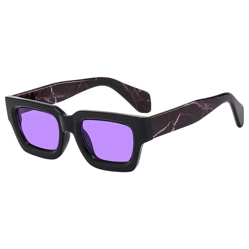 Fashions Retro Square Sunglasses Men Cat Eye Sun Glasses Brand Rectangle Eyewear UV400 Summer Shades Vintage Punk Eyeglasses