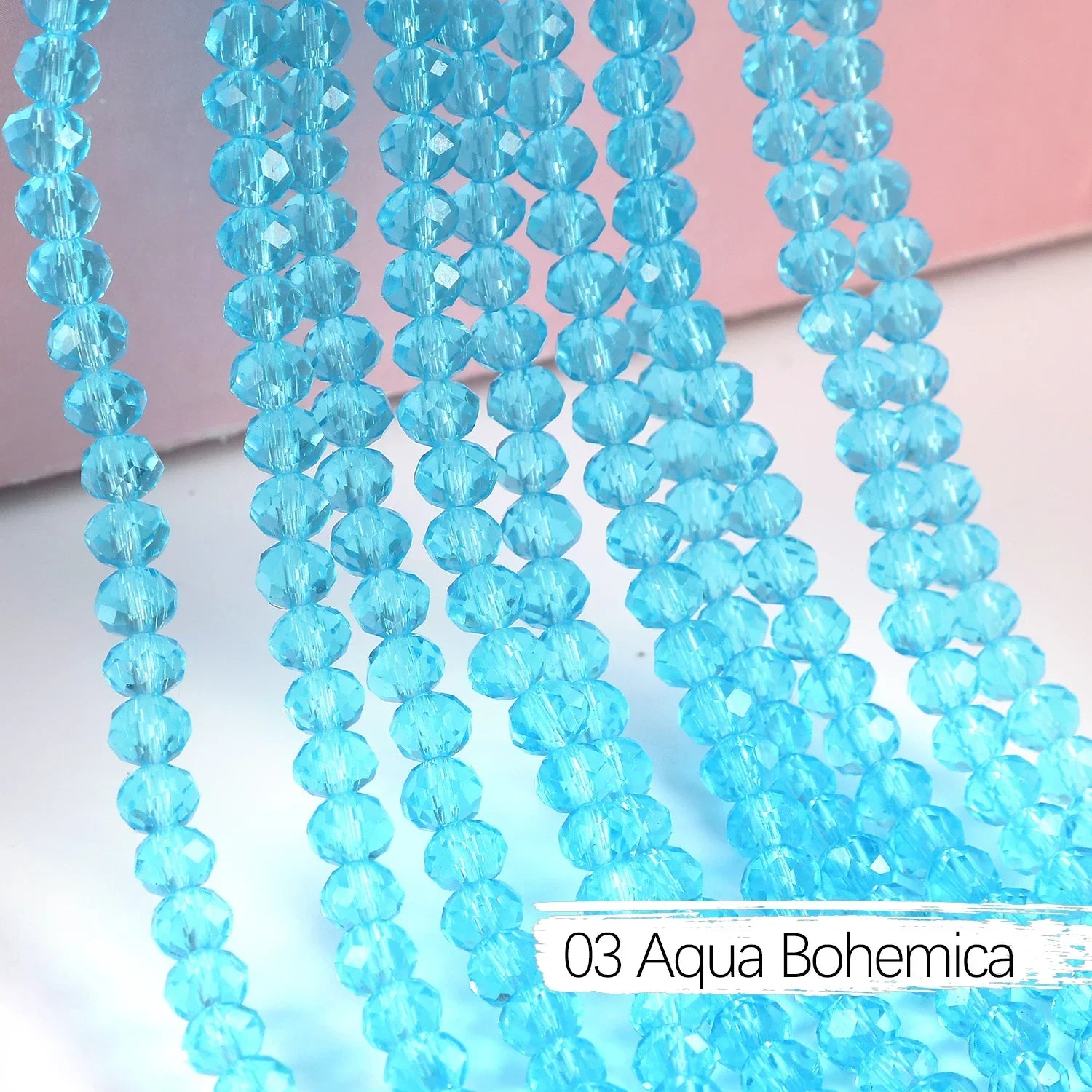 2mm 4mm 6mm 8mm Rondelle Austria Crystal Beads Faceted Glass Beads Loose Spacer Beads for DIY Bracelet Garment Making