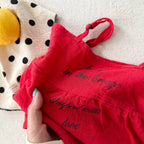 2026 Summer New Children Sleeveless Loose T Shirts Cotton Girls Versatile Sling Vest Toddler Thin Casual Tops Kids Clothes
