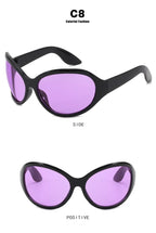 Oversized Y2K Steampunk Sunglasses Women Luxury Brand Designer Oval Sun Glasses Men Cyber Punk Eyewear Shades De Sol Oculos