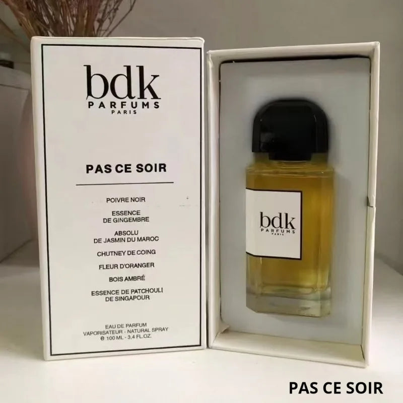 Luxury Perfume Unisex Perfume Long Lasting Cherry Pink Pepper Fragrance Black Vanilla Tonka Bean Amber Elegant Scent Wears 100ml