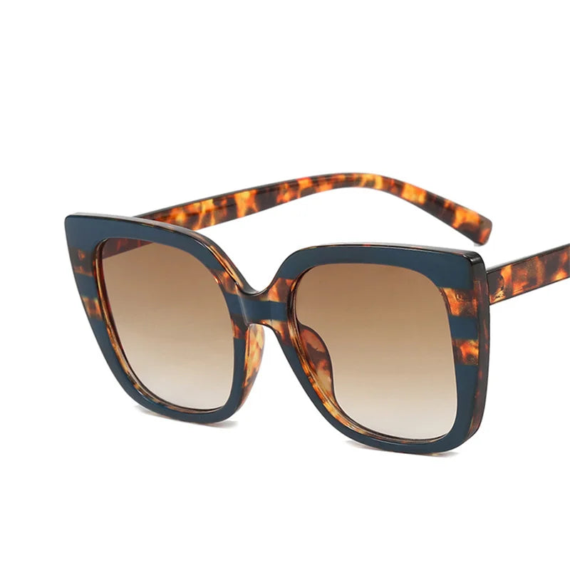 New Fashion Square Sunglasses Designer Luxury Women 2023 Cat Eye Sun Glasses Female Classic Retro Trendy Gradient Eyewear Shades