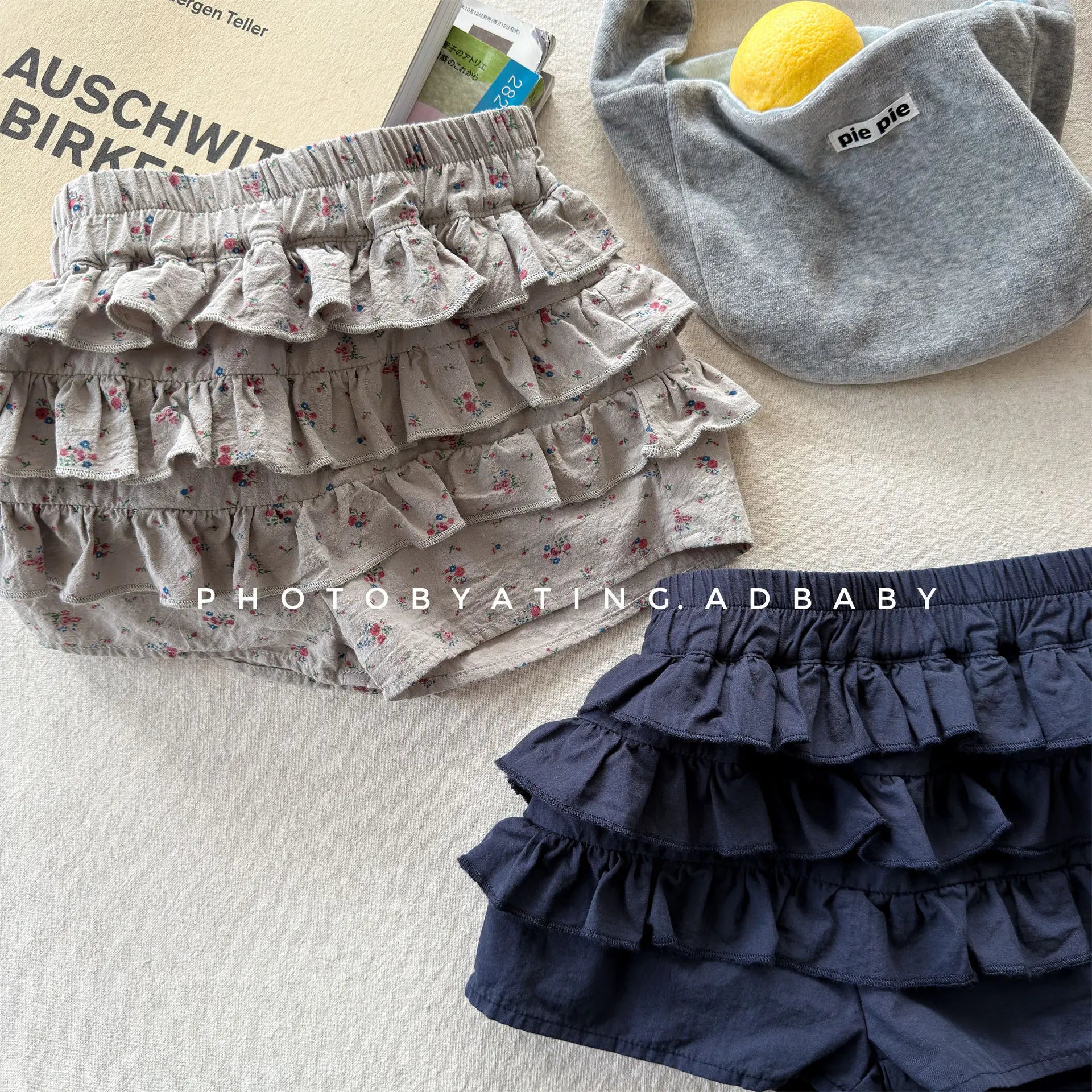 2026 Summer New Children Shorts Cotton Girls Sweet Lace Flower Bud Shorts Fashion Toddler Floral Culottes Kids Clothes
