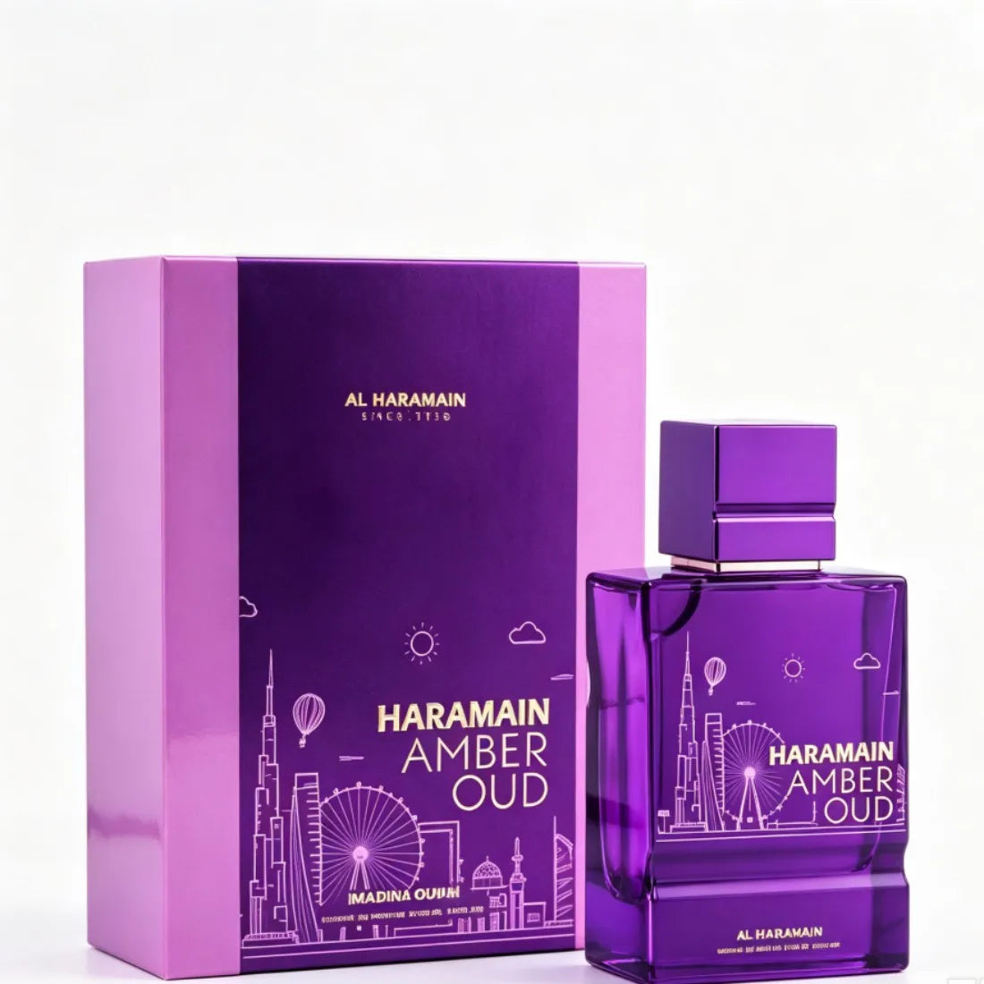 Al Haramain Amber Oud Imagine Dubai Amber Agarwood, unisex (unisex) 100ml, gift box packaging, Valentine's Day, New Year, Christmas gifts