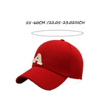 1pc Unisex A-Z Letter Pattern Sun-Shading Baseball Hat, Casual Versatile Breathable Sunscreen Cap, Suitable For Daily Wear Fashi