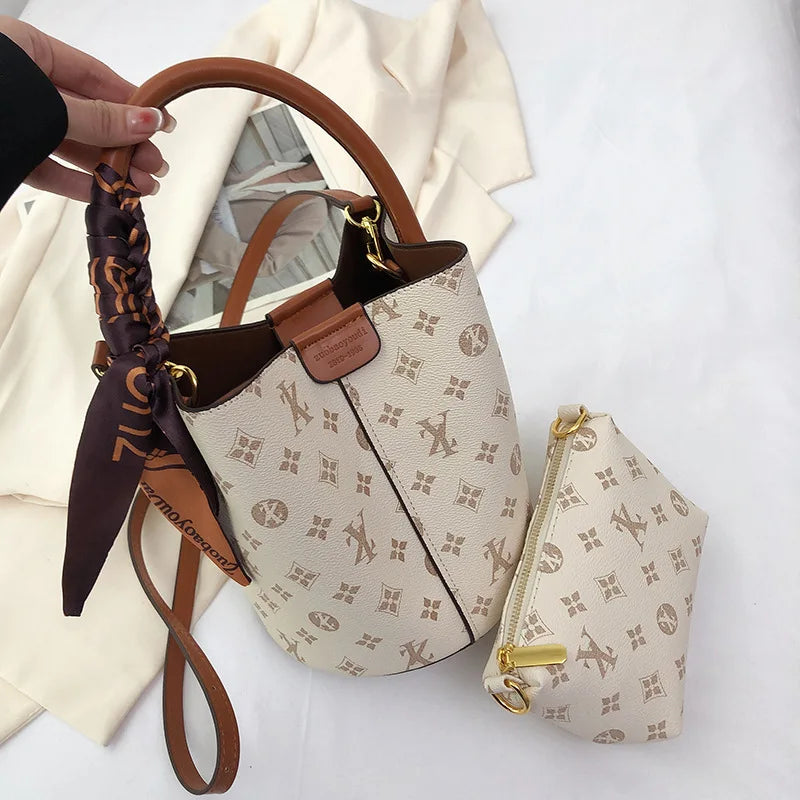 Classic Luxury Women'S Shoulder Bag Fashionable Print Retro Crossbody Bags For Women Designer Handbag Purses Clutch Travel Tote