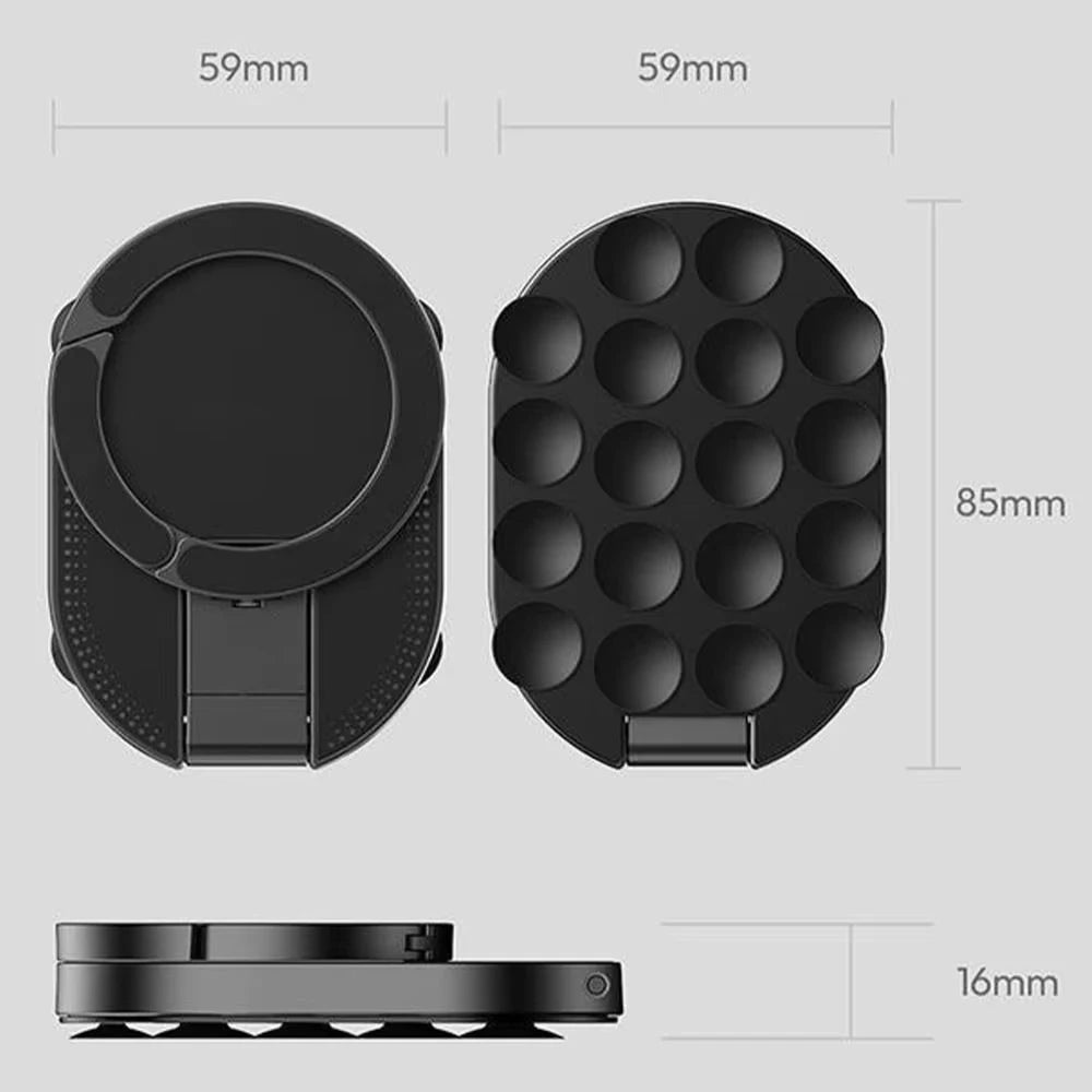 Suction Cup Magnetic Phone Holder Multi-Functional Phone Stand Portable Holder Lazy Person's Car Phone Holder For iPhone Samsung