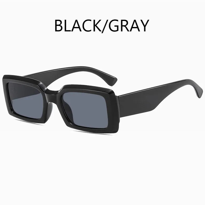 2022 Pink Shades Women Small Sunglasses Black Fashion Square Glasses Vintage Retro Green Glasses Female Unisex Oculos Feminino