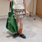 2026 Summer New Children Shorts Cotton Girls Sweet Lace Flower Bud Shorts Fashion Toddler Floral Culottes Kids Clothes