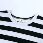 Summer Short Sleeved Baby Rompers 0-2Y Striped Onesies for Newborn Baby Boy Infant Girl Moon Printed Jumpsuit Baby Clothing