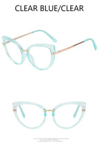 Fashion Anti Blue Light Cat Eye Glasses Frame Blue Light Blocking Eyeglasses Frame for Women Optical Eyewear Cateye Accessories