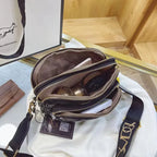2024 Small Lingge Women's Bag New Trend Ins Small Fragrant Style Shoulder Bag Niche Handbag Three-layer Casual Crossbody Bag