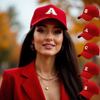1pc Unisex A-Z Letter Pattern Sun-Shading Baseball Hat, Casual Versatile Breathable Sunscreen Cap, Suitable For Daily Wear Fashi