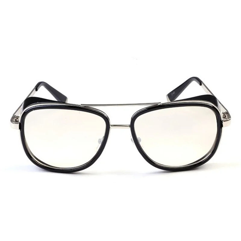 Fashion Steampunk Sunglasses Men Brand Mirror Designer Sun Glasses for Women Punk Vintage Red Sunglasses UV400