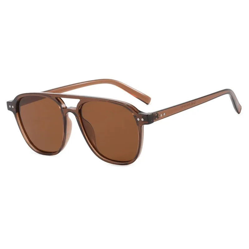 Vintage Big Square Sunglasses Women Men Brand Designer Unisex Sun Glasses Black Frame Shades Male Female Eyewear UV400