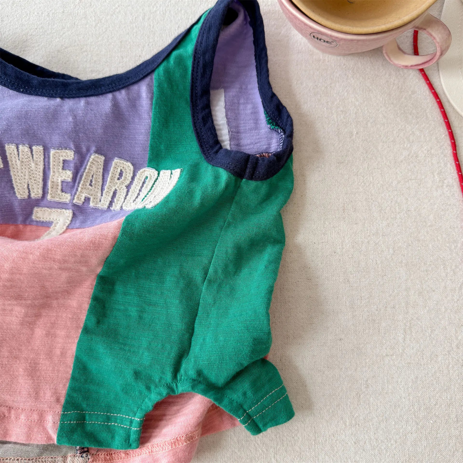 2026 Summer New Children Sleeveless T Shirts Cotton Toddler Girls Casual Vest Baby Thin Letter Print T Shirts Kids Clothes