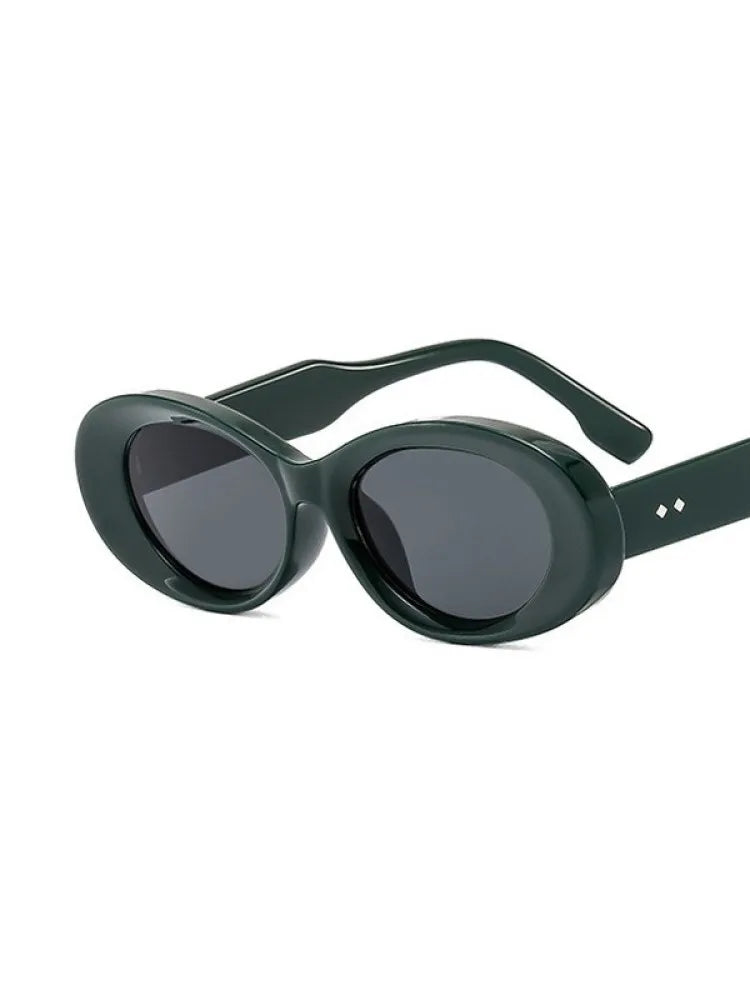 Vintage Round Sunglasses Women New Retro Oval Sun Glasses High Quality Trendy Brand Eyewear Shadow for Female