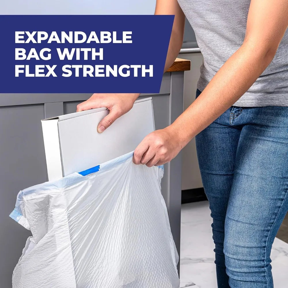 13 Gallon Tall Kitchen Trash Bags, Strong & Leak-Proof, Continuous Odor Control, Lavender Scent, 80 Count