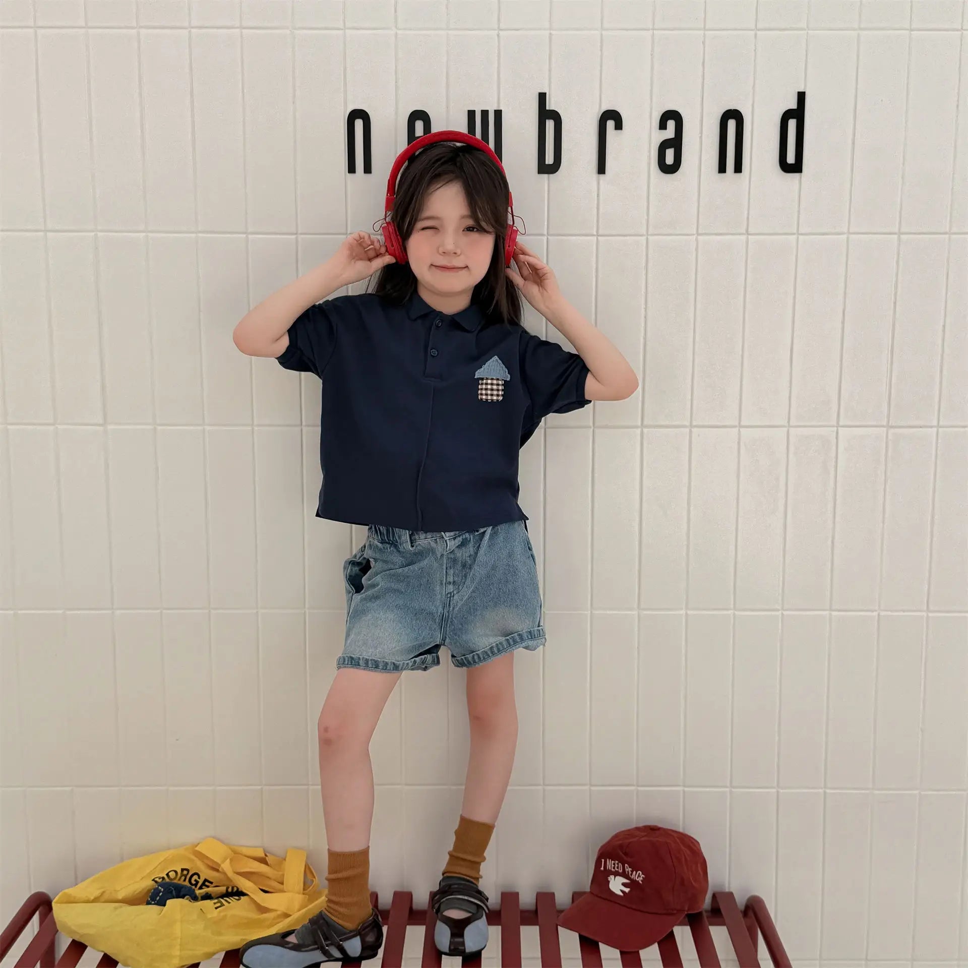 2026 Summer New Children Short Sleeve T Shirts Cotton Boys Casual Polo Shirts Girls Cute Cartoon Lapel Tops Kids Clothes