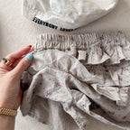 2026 Summer New Children Shorts Cotton Girls Sweet Lace Flower Bud Shorts Fashion Toddler Floral Culottes Kids Clothes