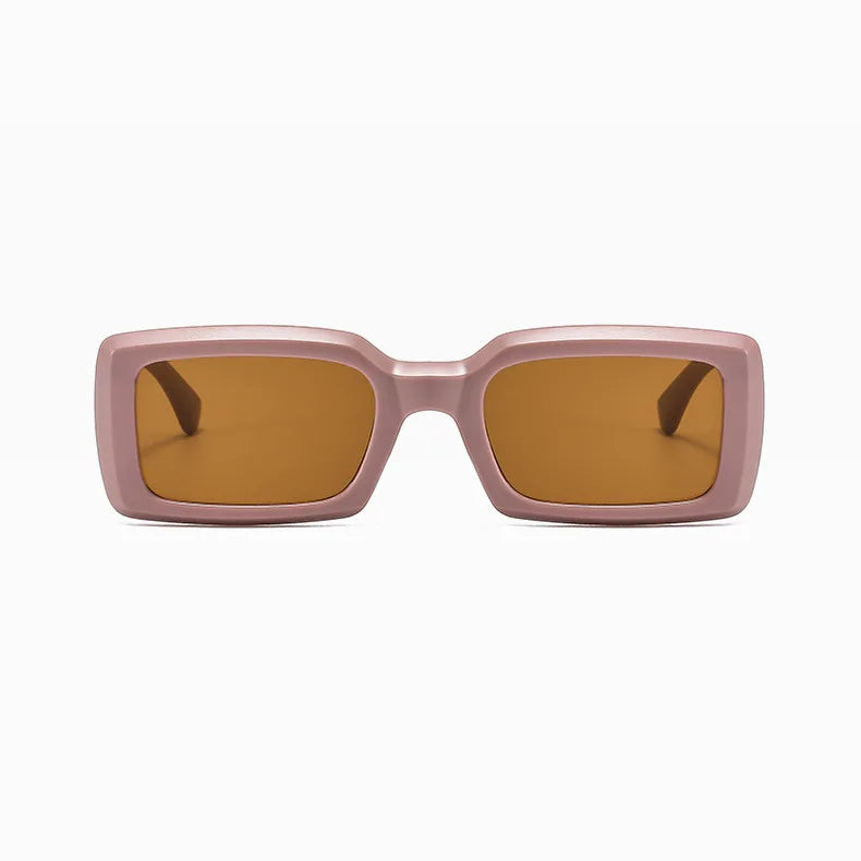 2022 Pink Shades Women Small Sunglasses Black Fashion Square Glasses Vintage Retro Green Glasses Female Unisex Oculos Feminino