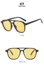 Vintage Big Square Sunglasses Women Men Brand Designer Unisex Sun Glasses Black Frame Shades Male Female Eyewear UV400