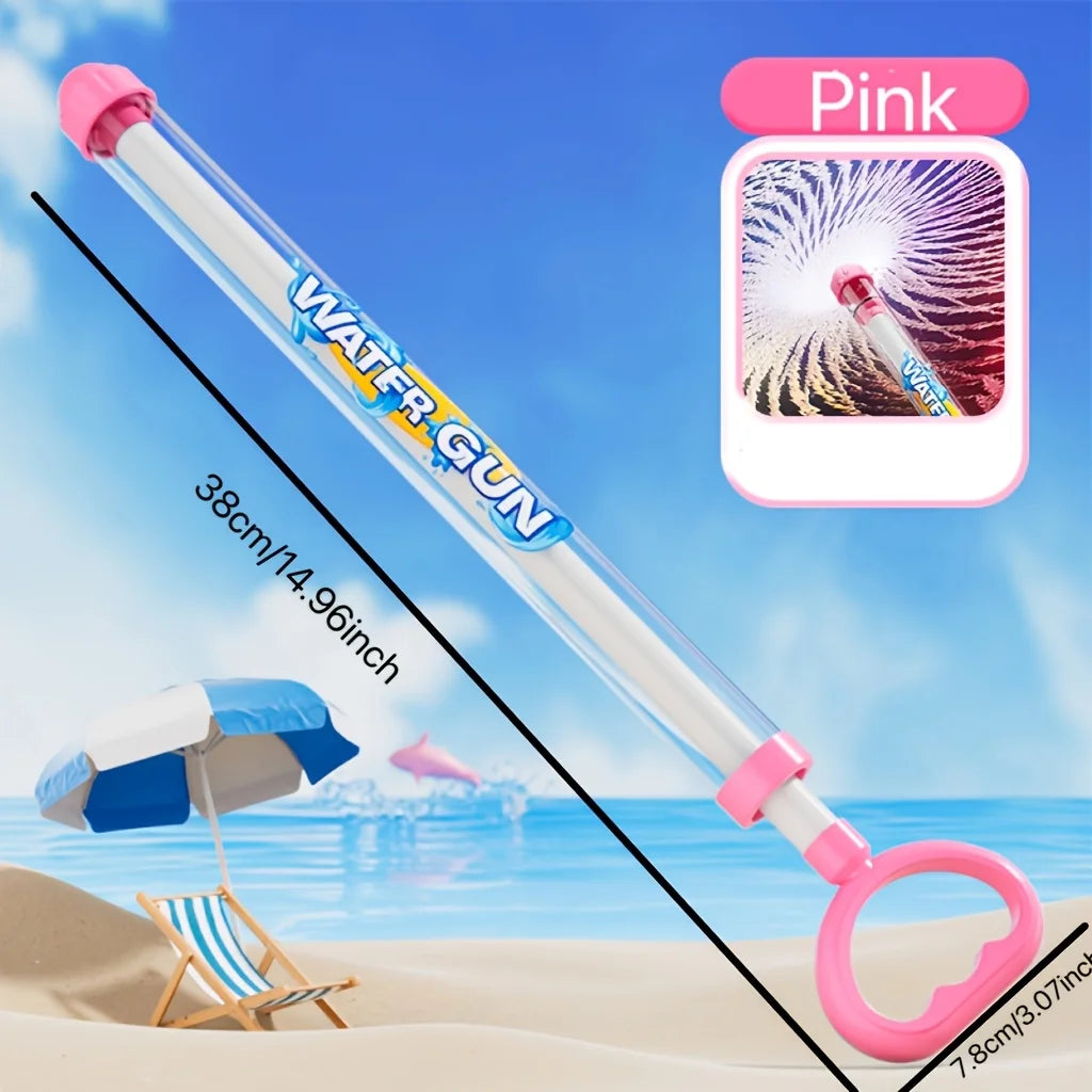 Fireworks Spray Water Pull-Back Water Gun Outdoor Splash Games for Pool Lawn Activities Kids Summer Interactive Water Spray Toys