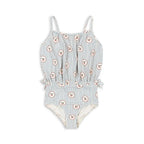 2025 Summer Baby Girls KS Swimwear Sets One Piece Kids swan Swimsuits Holiday Outwear Toddler Girl Sequin Swim Bikini Shorts Cap