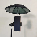Universal Smartphone Umbrella Sunshade Rainy Holder Portable Mobile Phone Parasol With Suction Cup Photographic Accessories