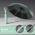 Strong Windproof Automatic Umbrella 72 Bones Sunshade Uv Protection Folding Men's Umbrella Buckle Rain Large Parasol for Women