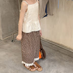 2026 Summer New Girls Lace Wide Leg Pants Toddler Thin Casual Pants Baby Girl Floral Mosquito Proof Pants Cotton Kids Clothes