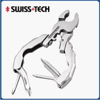 SWISS TECH 9 IN 1 Mini Multifunctional Pliers Pocket EDC Multitool Keychain Screwdriver Outdoor Hiking Gear Small Bottle Opener