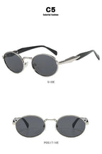 Retro Round Metal Sunglasses Women Glasses New Fashion Leopard Sun Glasses Trendy Brand Designer Eyewear Female Male UV400