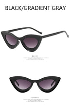 Small Frame Sunglasses Men Women Vintage Cat Eye Sun Glasses Brand Designer Concave Black Cateye Eyewear Shades UV400