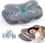 Cervical Neck Pillow for Neck Shoulder Odorless Memory Foam Pillow Soft Silk Cover Ergonomic Orthopedic Neck Support Pillow Gift