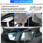 For Kia NIRO 2017-2020 2021 2022 2023 2024 Car Windshield Sunshade Cover Front Window Sun Shade Visor Car Interior UV Protection