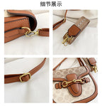 Luxury Versatile Women's Chain Bag Handbags 2024 Hot Sale Retro Designer Crossbody Shoulder Purses Small Square Bag Women Clutch