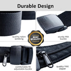 Travel Security Belt with Hidden Pocket Adjustable Cash Strap Slim Waist Wallet for Passport Money Anti-Pickpocket Waist Bag