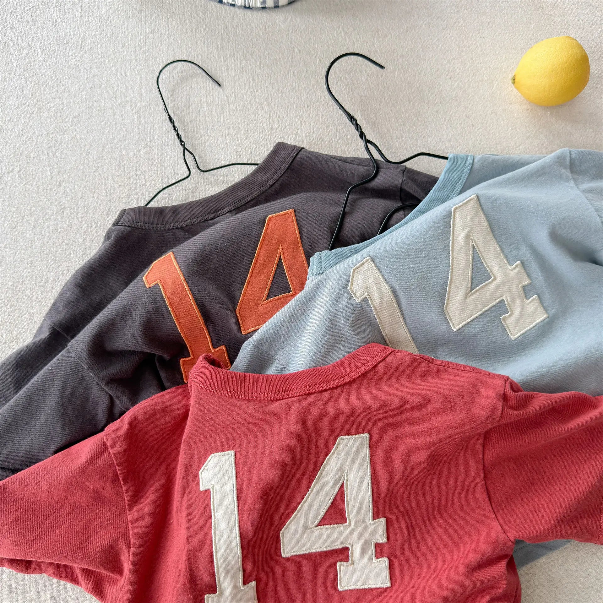 2026 Summer New Children Short Sleeve T Shirts Cotton Boys Letter Print Casual Tee Baby Girls O-neck Loose Tops Kids Clothes