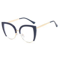 Quality Cat Eye Half Frame Oversized Frame Glasses Anti-blue Light 2023 New Glasses Frame Ins Retro Trend Fashion Glasses 2023